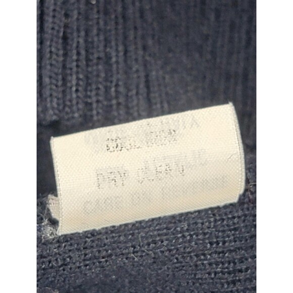 Mariner Sweater Mens 2XL Navy Commando Wool Blend Made in Italy Patches - Picture 9 of 14